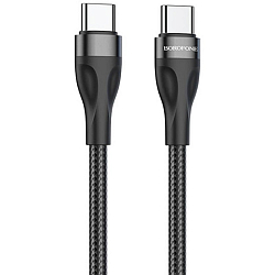 Кабель Type-C – Type-C 1.0м BOROFONE BX61 черный