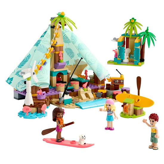 Конструктор LEGO Friends 41700 Кэмпинг на пляже
