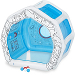 Игровой домик BESTWAY "Космическая станция", с мячами 6 шт, 125x105x117см, от 2 лет, 52632