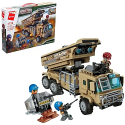 Конструктор QMAN Военные зона «Ракетный комплекс», 4 минифигуры, 409 деталей