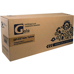 Картридж лазерный GalaPrint GP-CE742A желтый для HP Color LaserJet CP5225