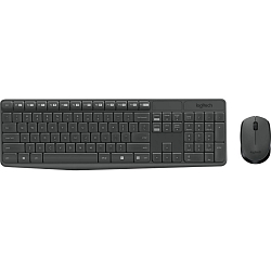 Клавиатура+мышь Logitech MK235 черный