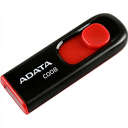 USB 16Gb A-Data C008 Black-Red