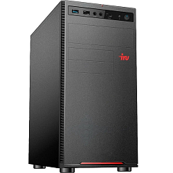 Системный блок IRU Home 310H6SE MT (Intel Core i3-12100/ 8Gb/ SSD256Gb/ DOS (1994638), черный