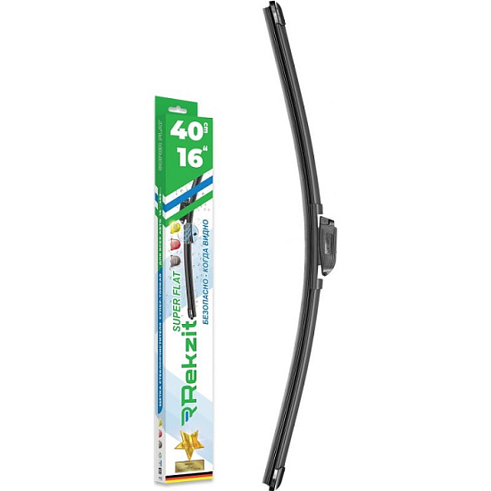 Дворник бескаркасный REKZIT SUPER FLAT 16" (40см)