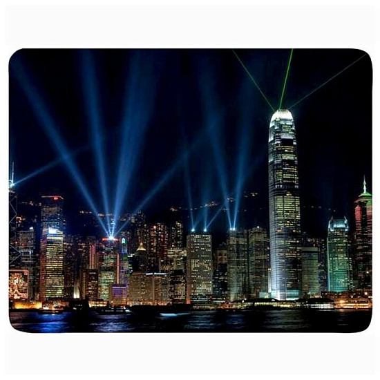 Коврик BURO BU-M80010 рисунок/Гонконг