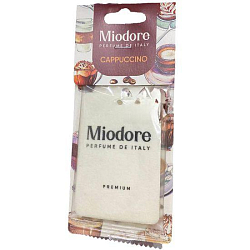 Ароматизатор MIODORE- CAPPUCCINO (подвесной картонный)