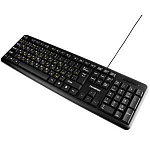 Клавиатура ГАРНИЗОН GK-100XL, черный, USB