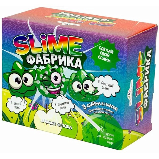 Набор "Слайм фабрика" "Яблоко", арт.514,