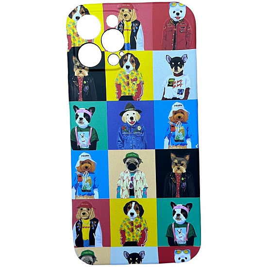 Задняя накладка NONAME для iPhone 12 Pro с рисунком (МИКС)