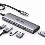 USB Type-C Хаб MIXI (3xUSB 3.0/ USB Type C/ HDMI)