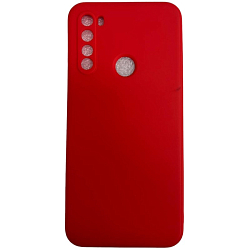 Задняя накладка ZIBELINO Soft Matte для Xiaomi Redmi Note 8T (красный) с микрофиброй