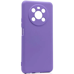 Задняя накладка SILICONE COVER для Honor X7 4G №05 Лаванда