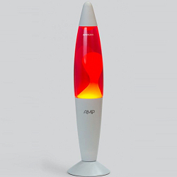 Лава-лампа Amperia Rocket Желтая/Красная (35 см)