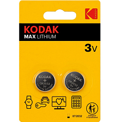 Элемент питания KODAK CR2032 MAX BL-2 (2/60/240)