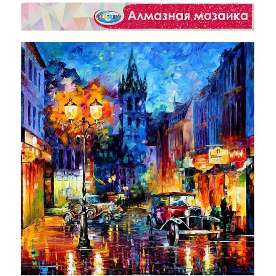 Алмазная мозаика «Вечерний город» 40 × 30 см