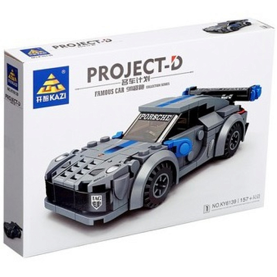 Конструктор KAZI «Гонка. Спорткар», 157 деталей 10668362