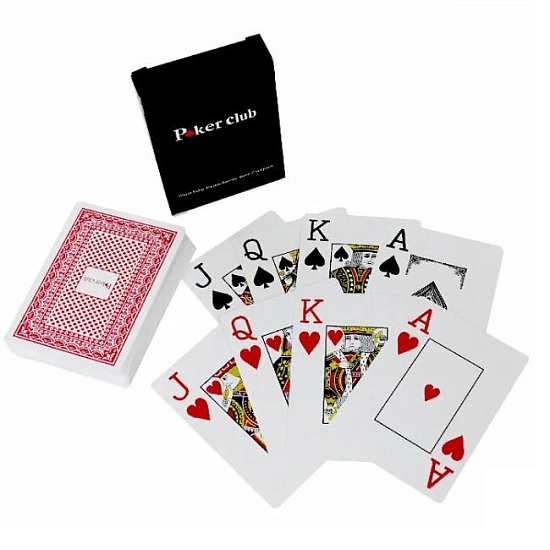 Карты игральные (54 шт.) с пластиковым покрытием покерные