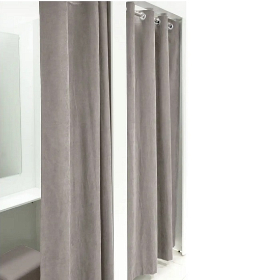 ESTARCOOL Шторы для примерочной 195х142см, серый