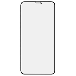 Противоударное стекло WALKER для iPhone 11 Pro Max, черное, SUPER-D, Anti Dust