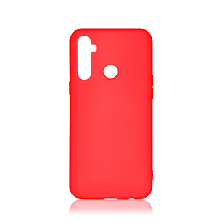 Силиконовый чехол DF для Realme 6i DF rmOriginal-03 (red) с микрофиброй