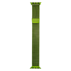 Металлический ремешок ISA для Apple Watch Milanese loop Светло-зелёный (Green)