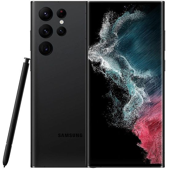 Смартфон Samsung Galaxy S22 Ultra 12/256Gb 5G Чёрный (IN)