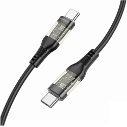 Кабель Type-C <--> Type-C  1.2м BOROFONE BU37 Exploration Edition, черный, PD 60Вт