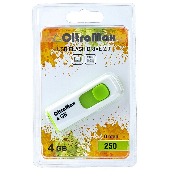 USB  4Gb OltraMax 250 зелёный
