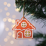 Ёлочное украшение "Домик", 8.5 х 7.9 см 7772703