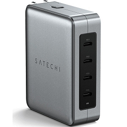 Сетевое ЗУ 4Type-C SATECHI ST-W145GTM, серый космос, 145W