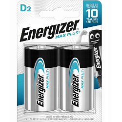 Элемент питания ENERGIZER LR20 MAX  PLUS BL-2