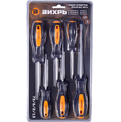 Набор отвёрток (PH,PZ,SL) НО 6 ВИХРЬ 73/6/2/13