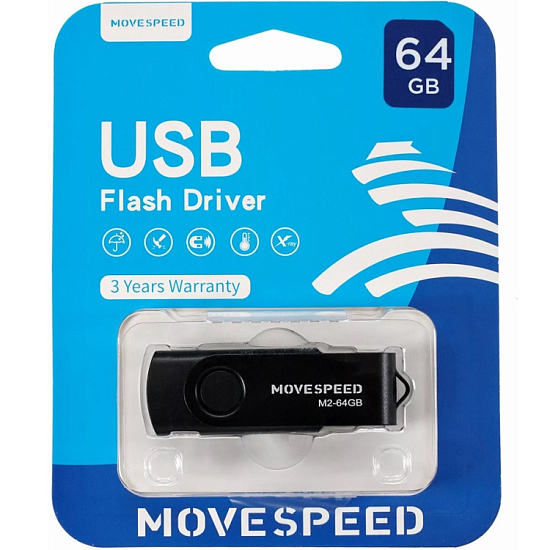 USB 64Gb Move Speed M2 чёрный
