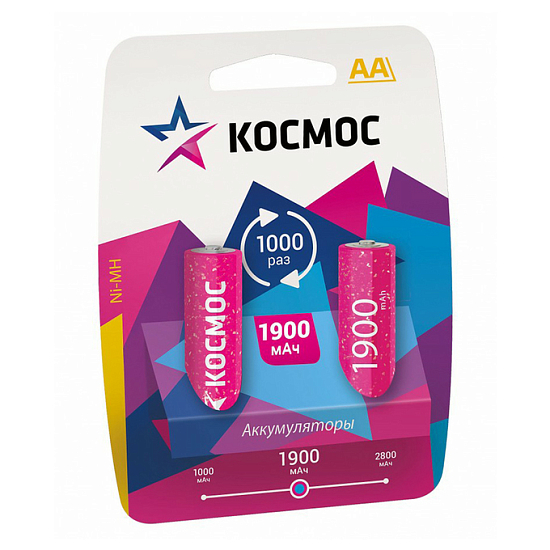 Аккумулятор КОСМОС R06 1900mAh BL-2