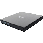 Внешний привод DVD GEMBIRD DVD-USB-02 пластик, черный(Б/У)