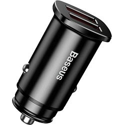 Авто ЗУ 2USB 2.1A BASEUS Square чёрный, QC3.0 (CCALL-DS01)