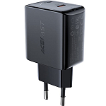 Сетевое ЗУ 1Type-C ACEFAST A1, черный, 20Вт (арт.6974316280033)