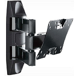 Кронштейн HOLDER LCDS-5065, 19-32", настенный, поворот и наклон, черный глянец