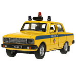 Машина металл ретро-модель Милиция,12,5см,св-зв, перед. дв.,инер.,желтый, кор. (УТМ01492693