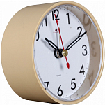 Будильник РУБИН "Классика", кварц, корпус бежевый (В7-005)
