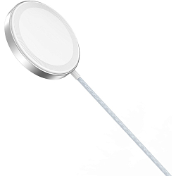 Беспроводное ЗУ AXXA Magsafe charger 2 in 1 (24021) 18W, серебро