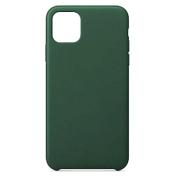 Задняя накладка LEATHER CASE для iPhone 11 зелёный (не оригинал)