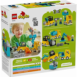 Конструктор LEGO DUPLO 10475 Строительная техника – 3-в-1