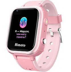 Умные часы AIMOTO IQ 4G розовые, с голосовым помощником Маруся