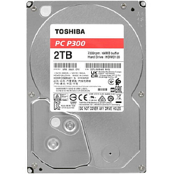 Внутренний HDD 3.5" 2TB Toshiba P300 High-Performance Hard, SATA-III, 7200 RPM, 64 Mb, 3.5''