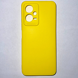 Задняя накладка Мобилис для Xiaomi Redmi Note 12 (5G), желтый , матовая с защитой камеры