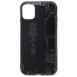 Силиконовый чехол BLACK PRINT для iPhone 13 Pro (003)