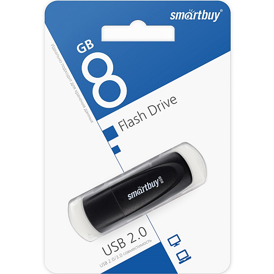 USB  8Gb Smart Buy Scout чёрный