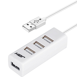 USB-Хаб JBH H-03, 4 порта, белый